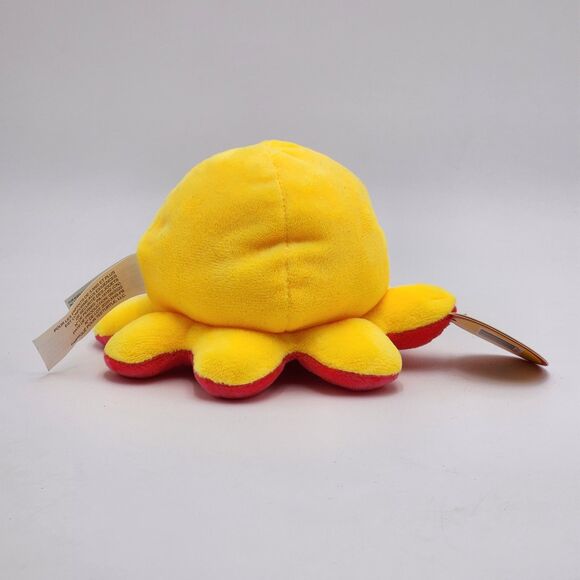 TeeTurtle Reversible Plushies Octopus Happy Mad Mood Mini Plush NWT - Picture 3 of 6